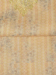 Neck Embroidery Linen Unstitched Suit With Dupatta