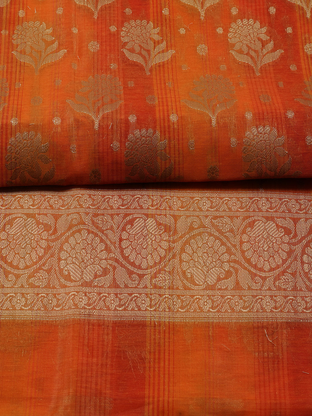 Woven Chanderi Unstitched Suit With Dupatta