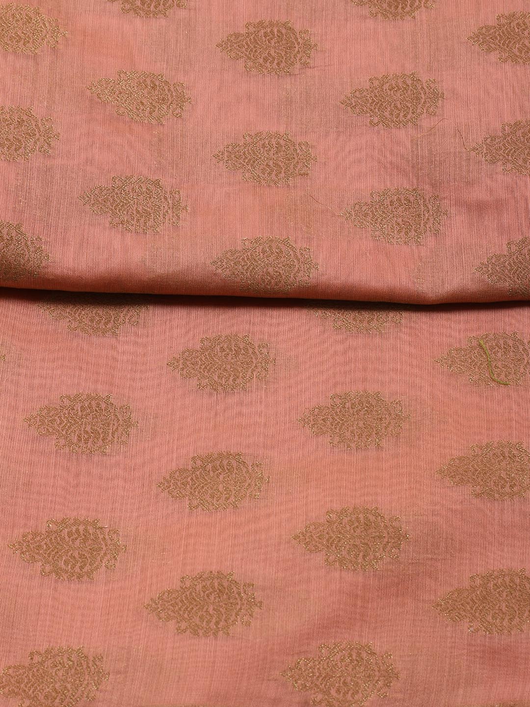 Jamdani Chanderi Unstitched Suit Piece With Dupatta