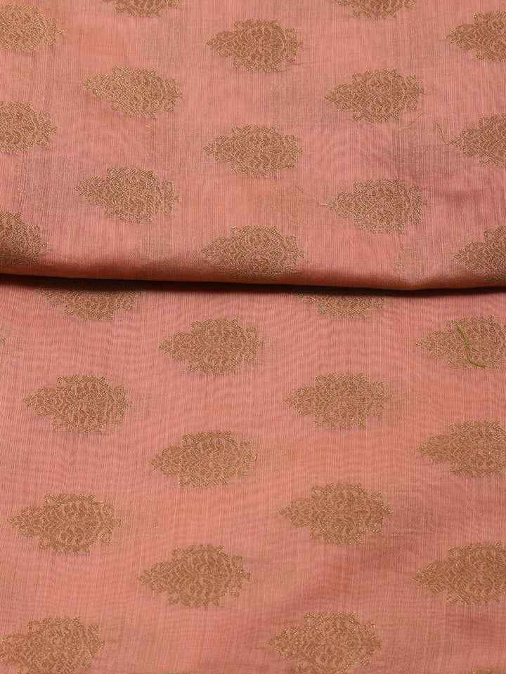 Jamdani Chanderi Unstitched Suit Piece With Dupatta