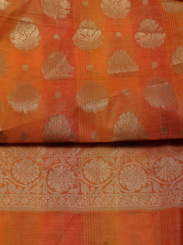 Woven Chanderi Unstitched Suit Piece With Dupatta