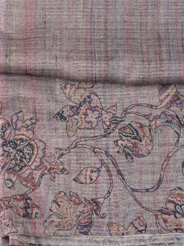 Kantha Work Chanderi Unstitched Suit With Dupatta