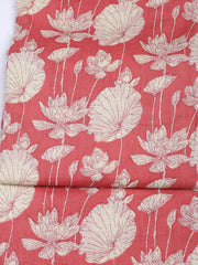 Printed Cotton Blend Unstitched Suit With Dupatta