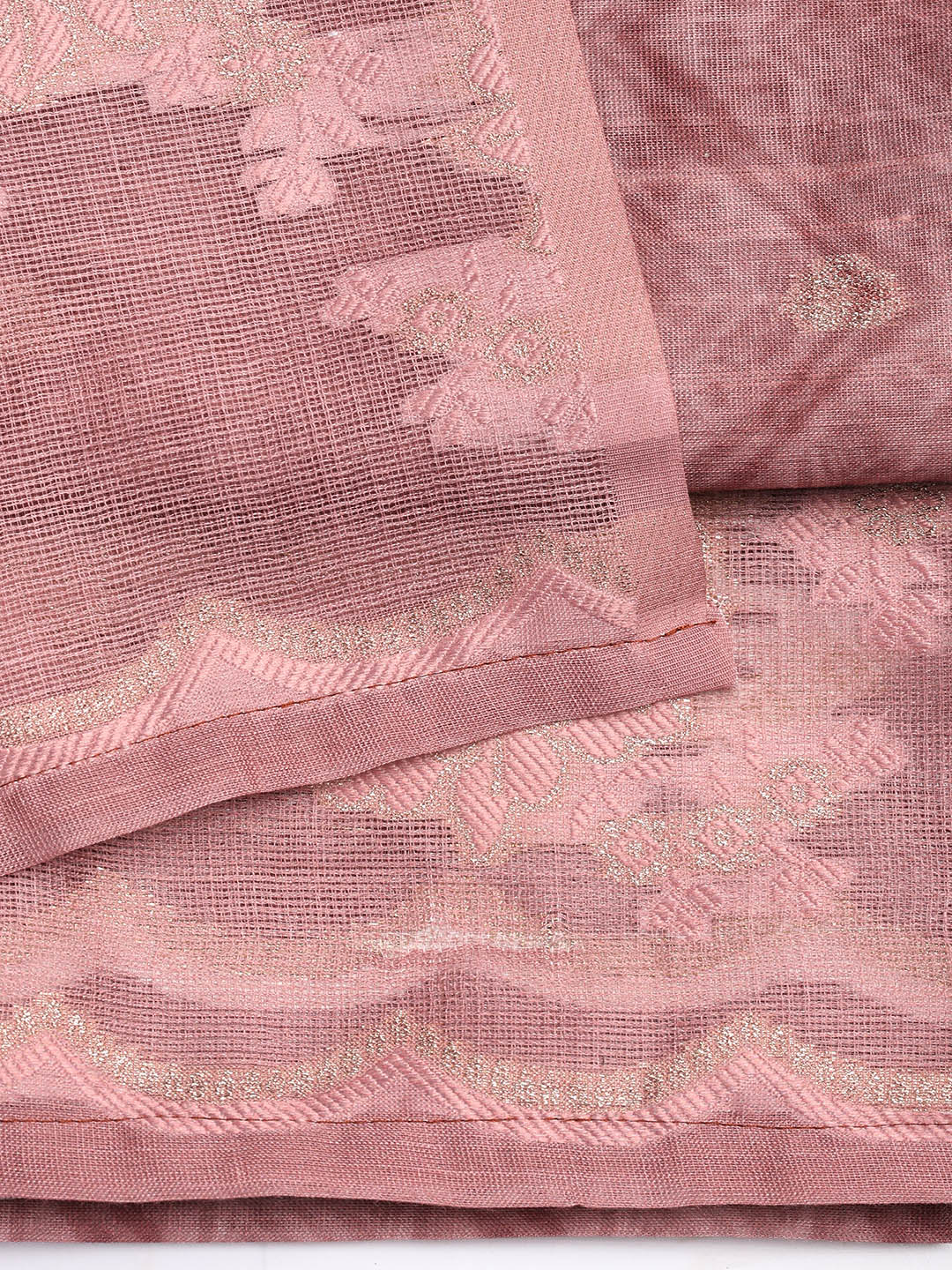 Printed Linen Unstitched Suit Piece With Dupatta