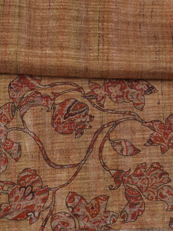 Kantha Work Chanderi Unstitched Suit With Dupatta