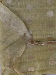 Woven Tissue Unstitched Suit With Dupatta