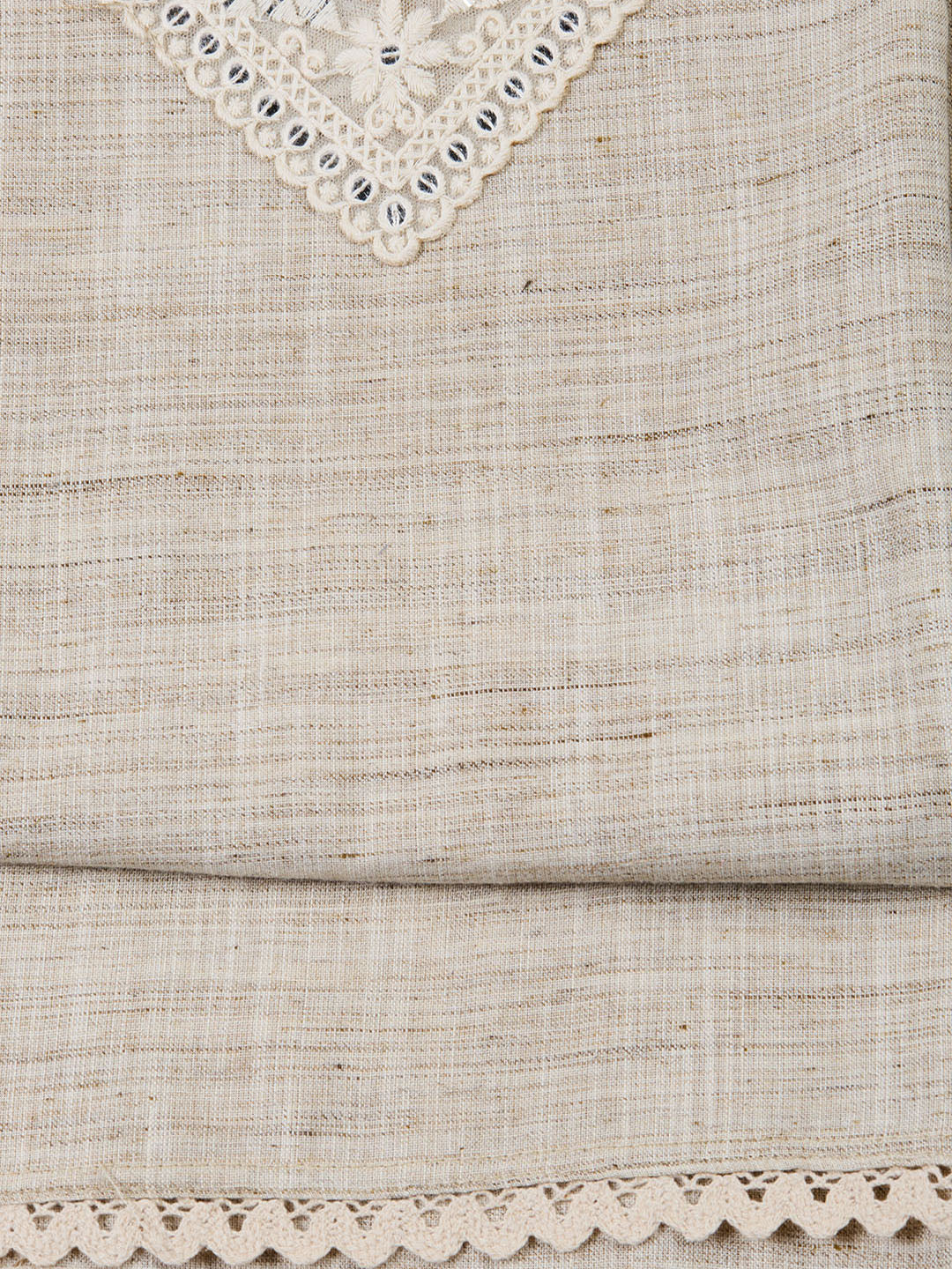 Neck Embroidery Cotton Unstitched Suit With Dupatta