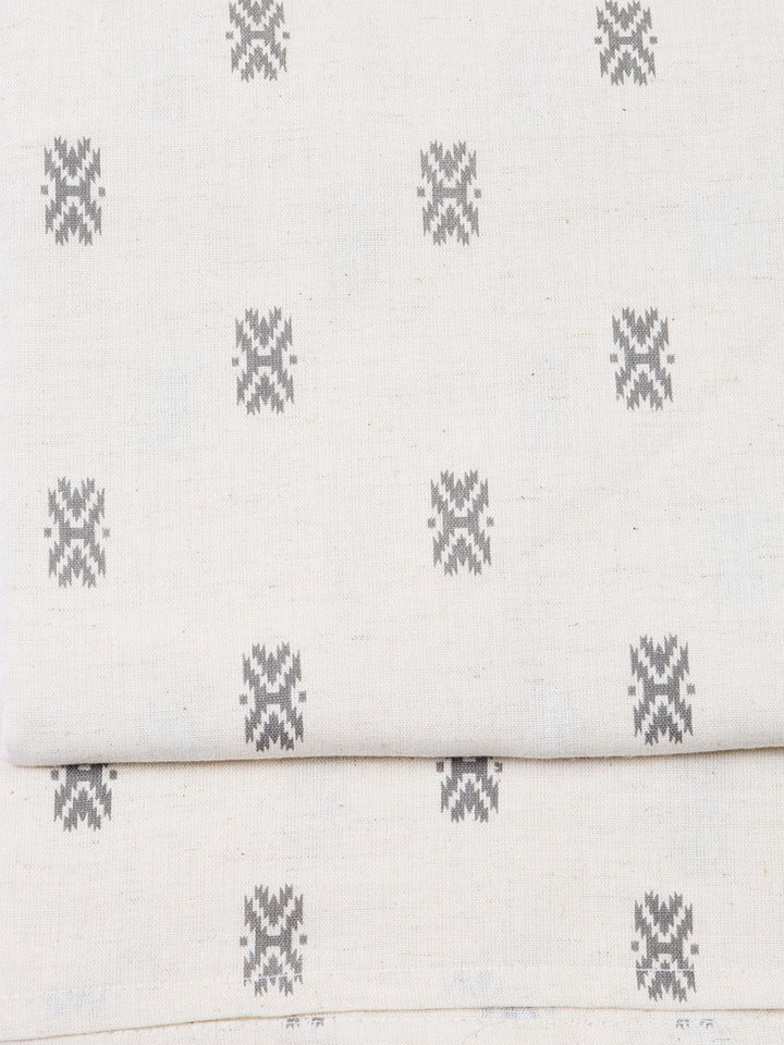 Printed Cotton Blend Unstitched Suit Piece With Dupatta