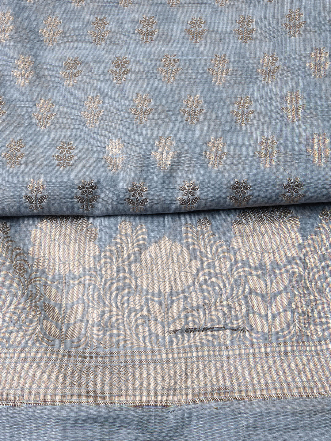 Woven Chanderi Unstitched Suit With Dupatta
