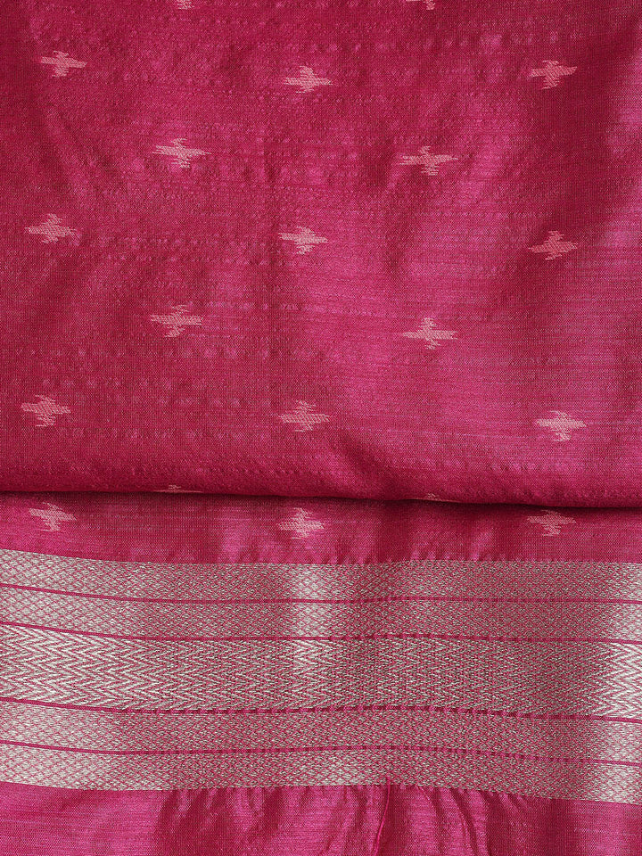 Woven Chanderi Unstitched Suit Piece With Dupatta