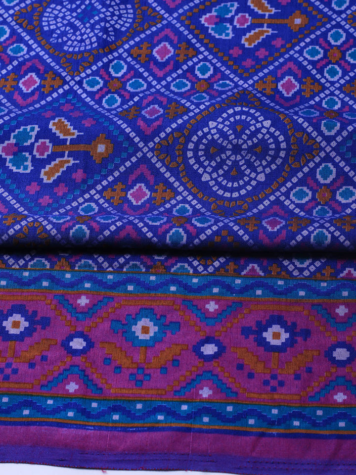 Art Silk Unstitched Suit Piece With Dupatta