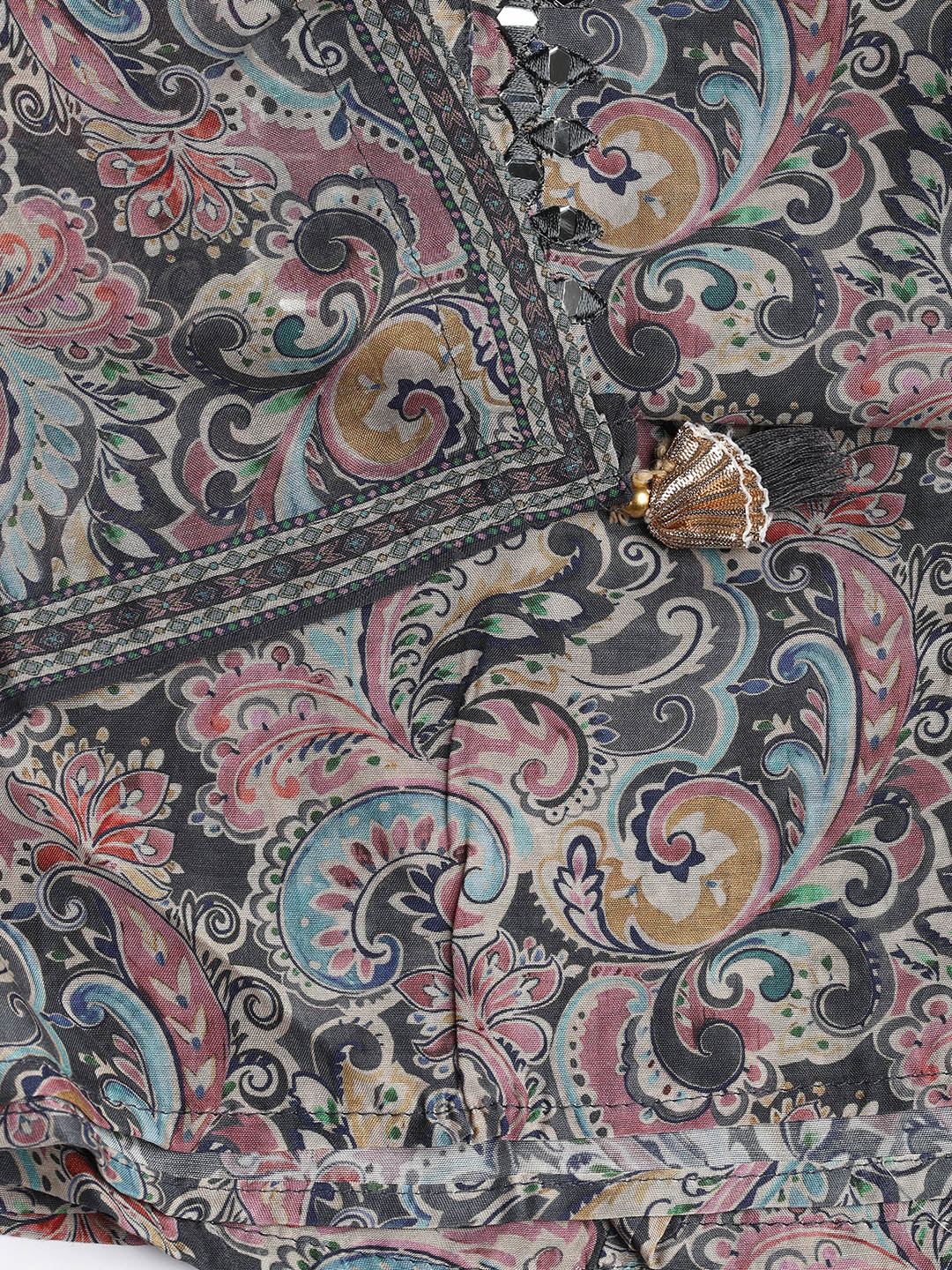 Printed Muslin Unstitched Suit Piece With Dupatta