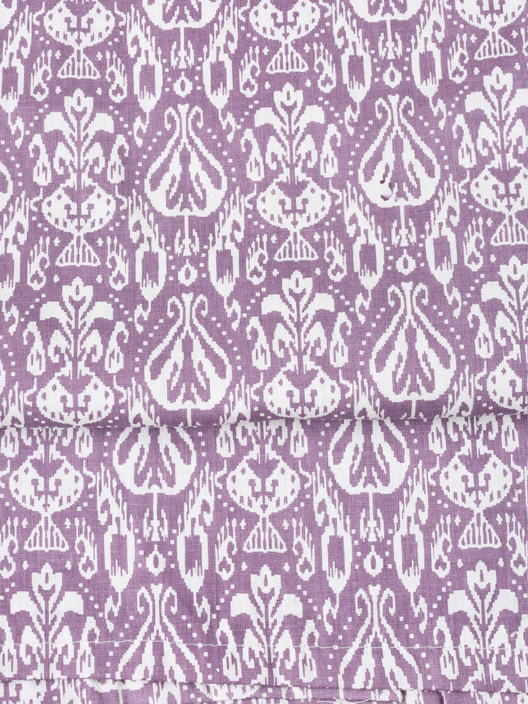Printed Cotton Blend Unstitched Suit With Dupatta