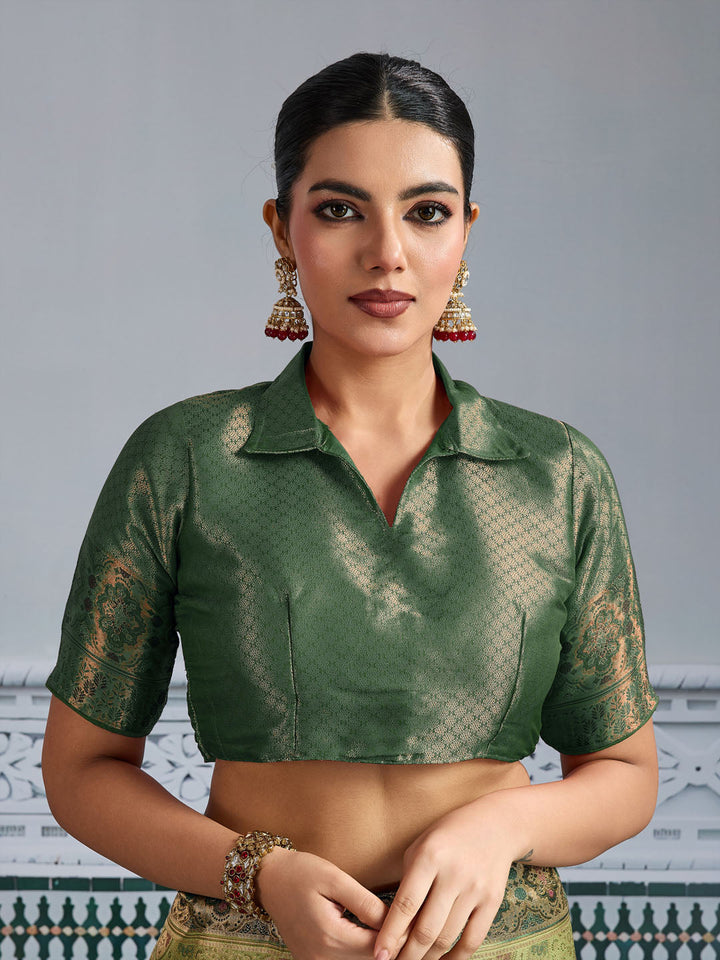 Woven Design Meenakari Kanjivaram Silk Saree