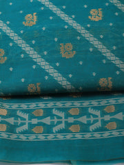 Jamdani Chanderi Unstitched Suit Piece With Dupatta