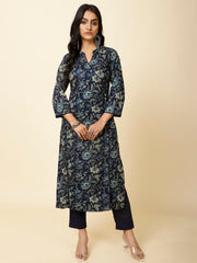 Printed Cotton Kurta Set