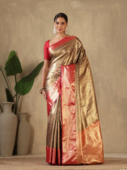 Woven Design Art Silk Saree