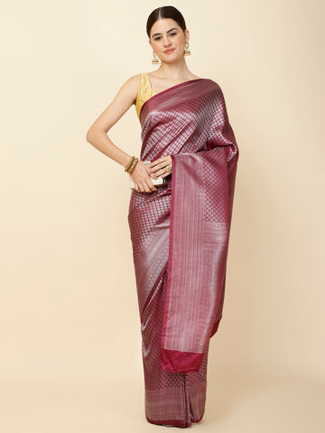 Brocade Zari Jaal Woven Handloom Saree