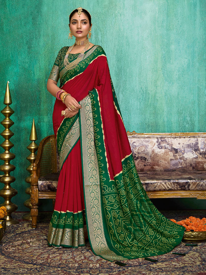 Printed Art Silk Saree
