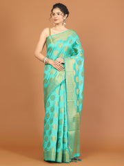 Zari Border Woven Art Silk Saree