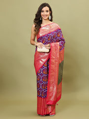 Patola Printed Art Silk Woven Saree