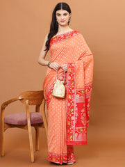 Zari Jaal Embroidery Banarasi Saree