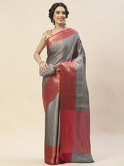 Zari Jaal Woven Cotton Saree