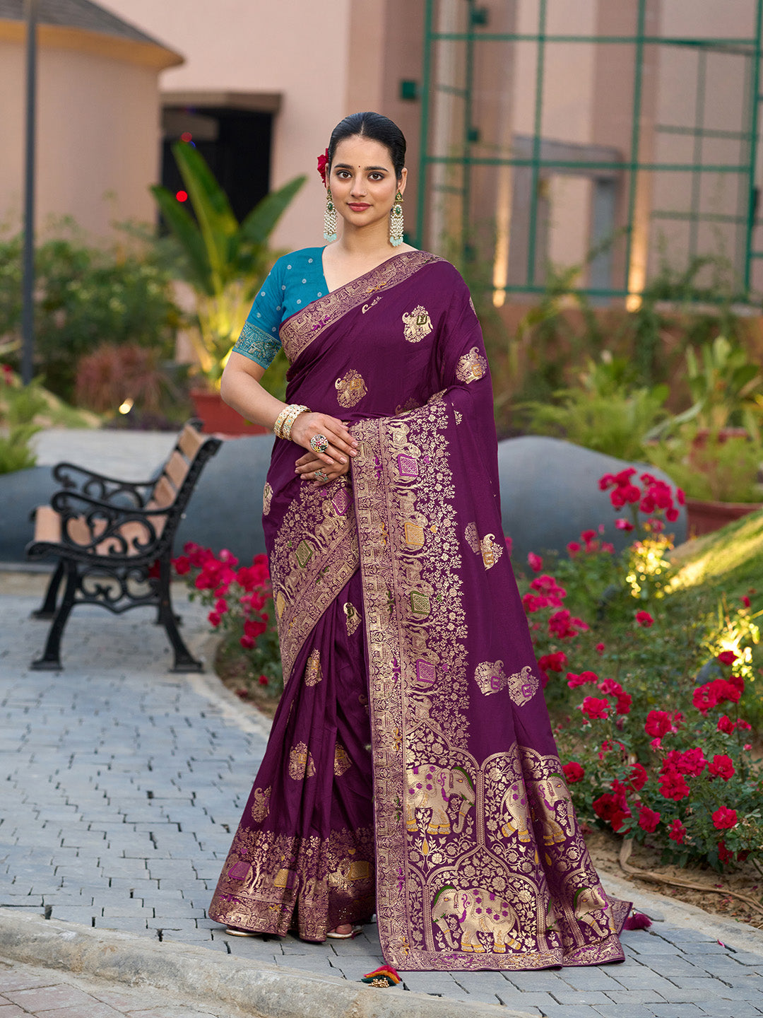 Woven Design Art Silk Saree