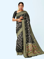 Zari Jaal Art Silk Woven Saree