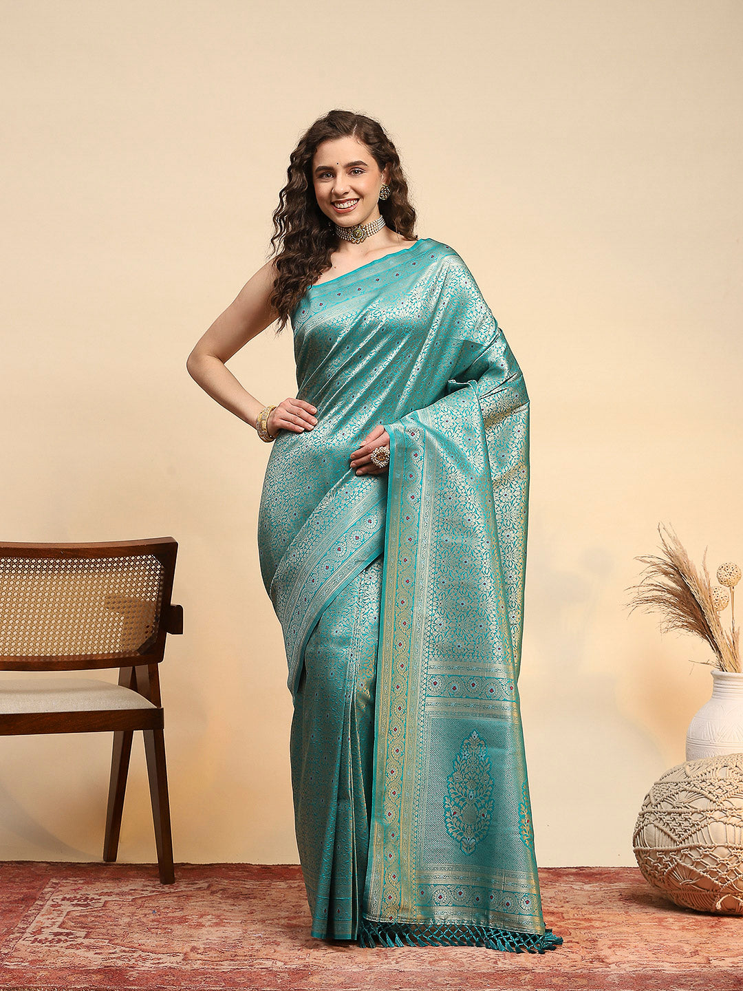 Woven Design Art Silk Saree