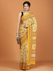 Digital Printed Crepe Woven Saree