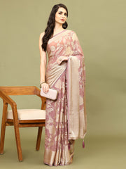 Zari Jaal Woven Handloom Saree