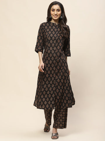 Printed Cotton Kurta Set