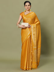 Zari Jaal Woven Crepe Saree