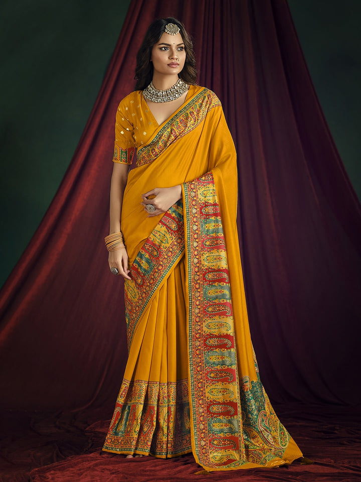 Printed Art Silk Saree