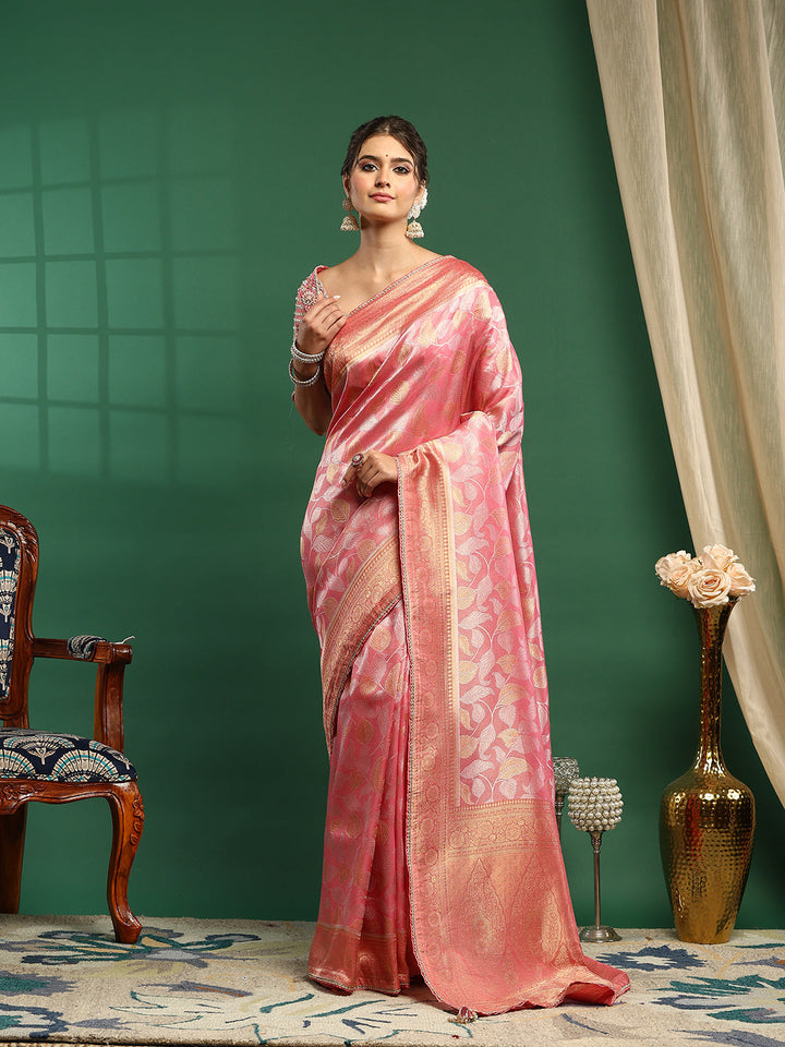 Embroidered Banarasi Saree