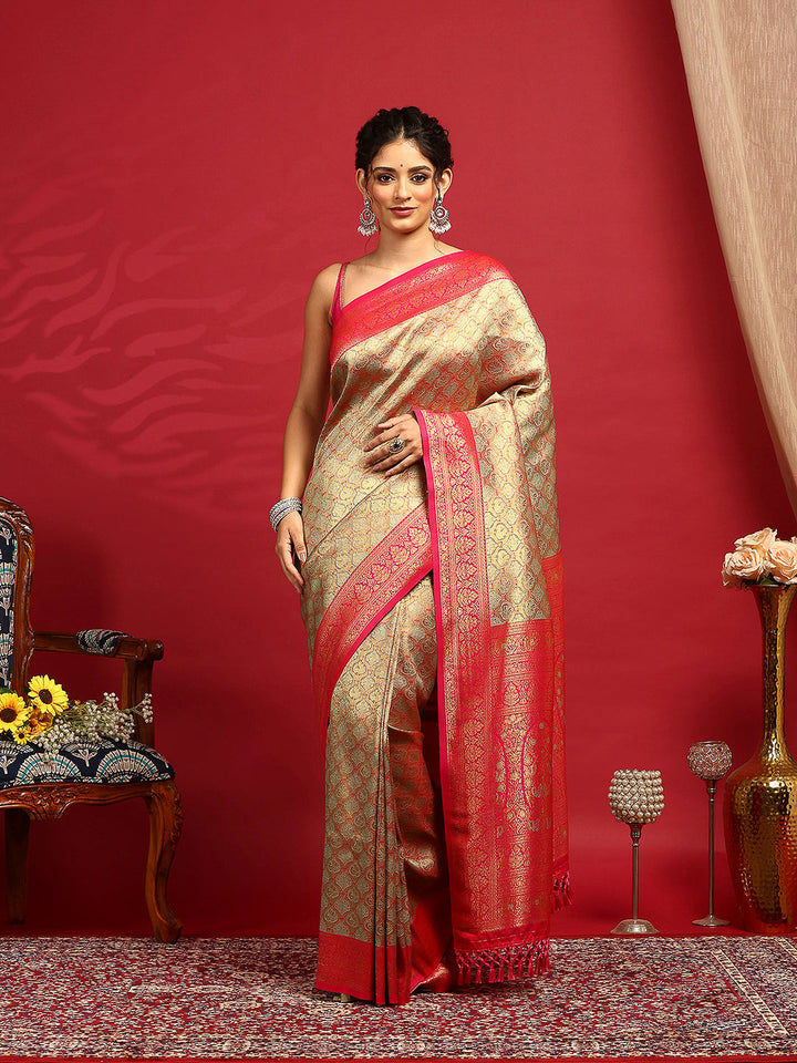 Woven Design Banarasi Saree