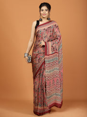 Digital Printed Crepe Woven Saree