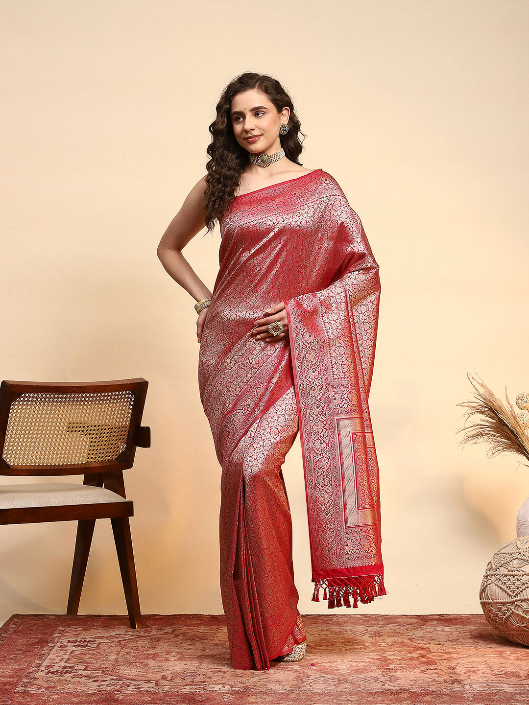 Woven Design Art Silk Saree