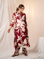 Printed Cotton Kurti With Pants