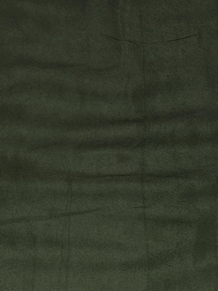Embroidered Chanderi Unstitched Suit Piece With Dupatta