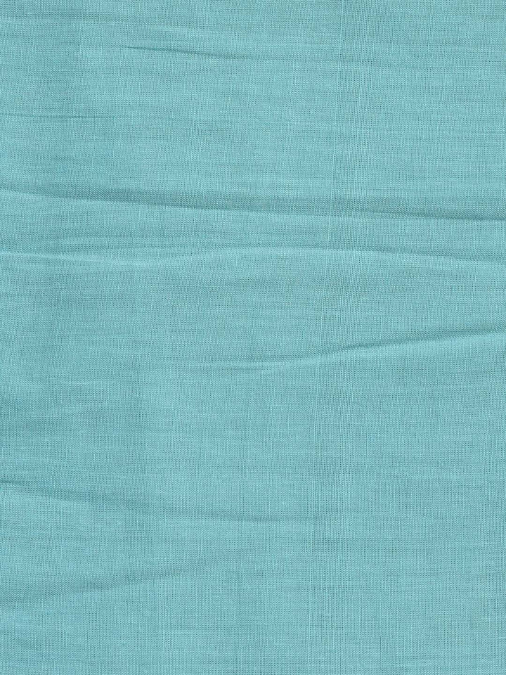 Neck Embroidery Cotton Blend Unstitched Suit Piece With Dupatta