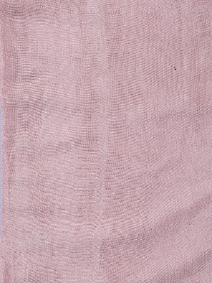 Neck Embroidered Tissue Unstitched Suit With Dupatta