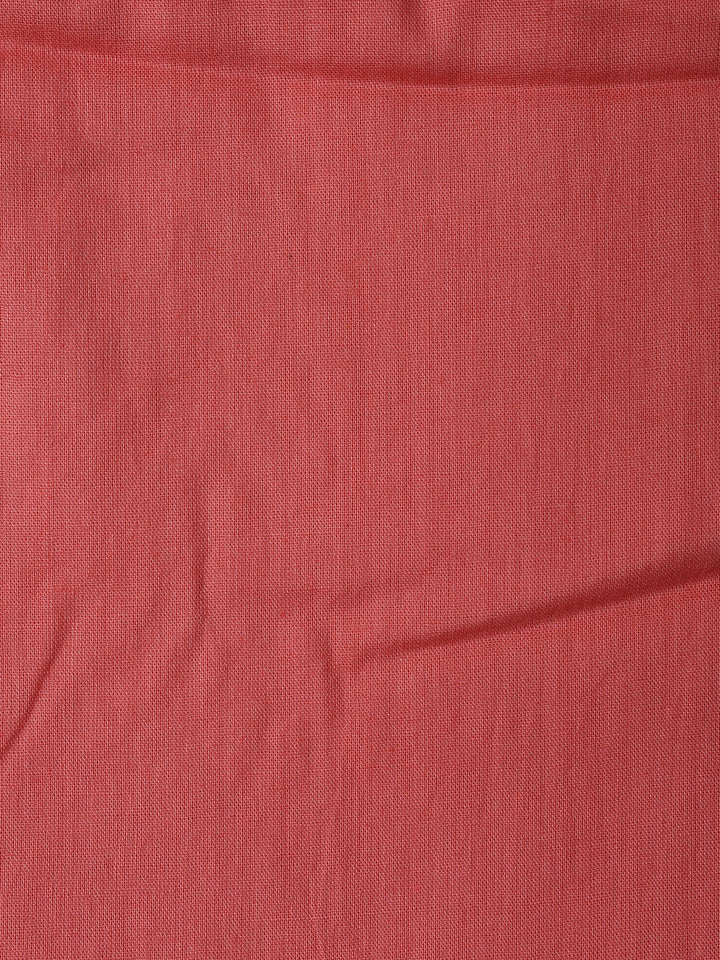Neck Woek Cotton Blend Unstitched Suit With Dupatta