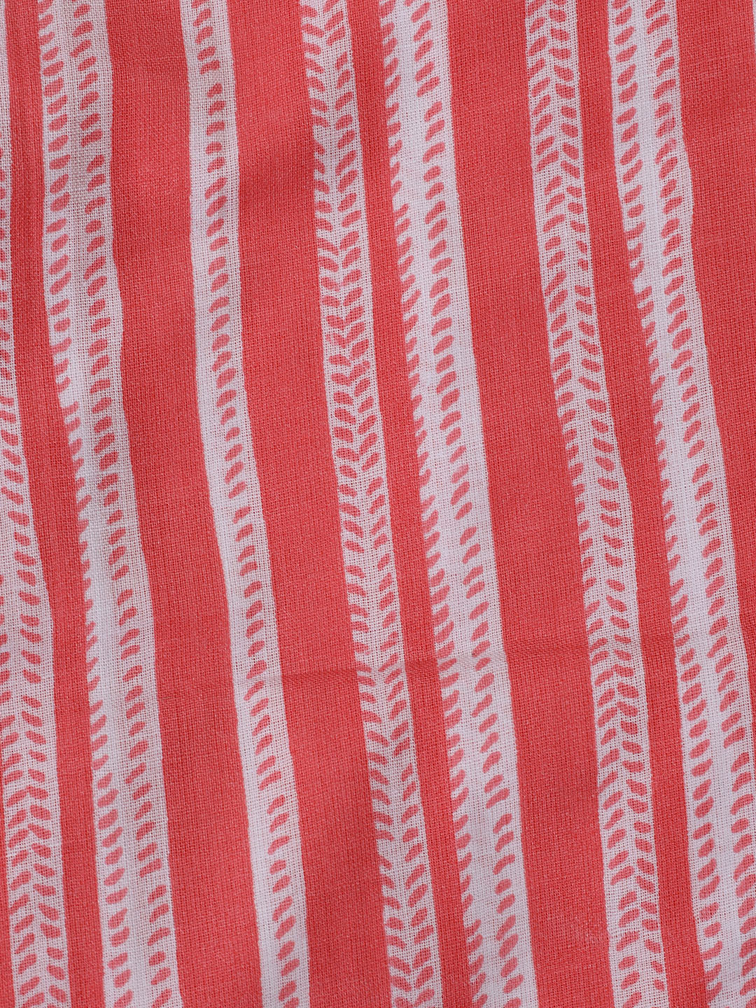 Printed Cotton Blend Unstitched Suit With Dupatta