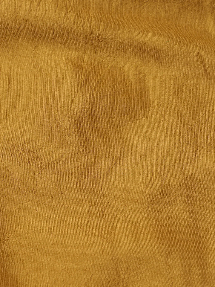 Neck Patti Chanderi Unstitched Suit With Dupatta