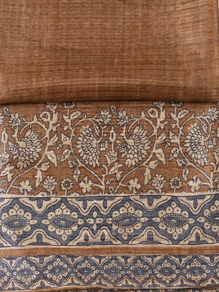 Neck Embroidered Chanderi Unstitched Suit With Dupatta