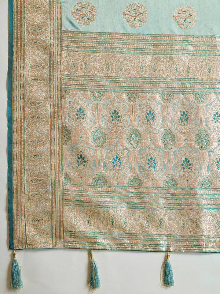 Woven Design Satin Silk Saree
