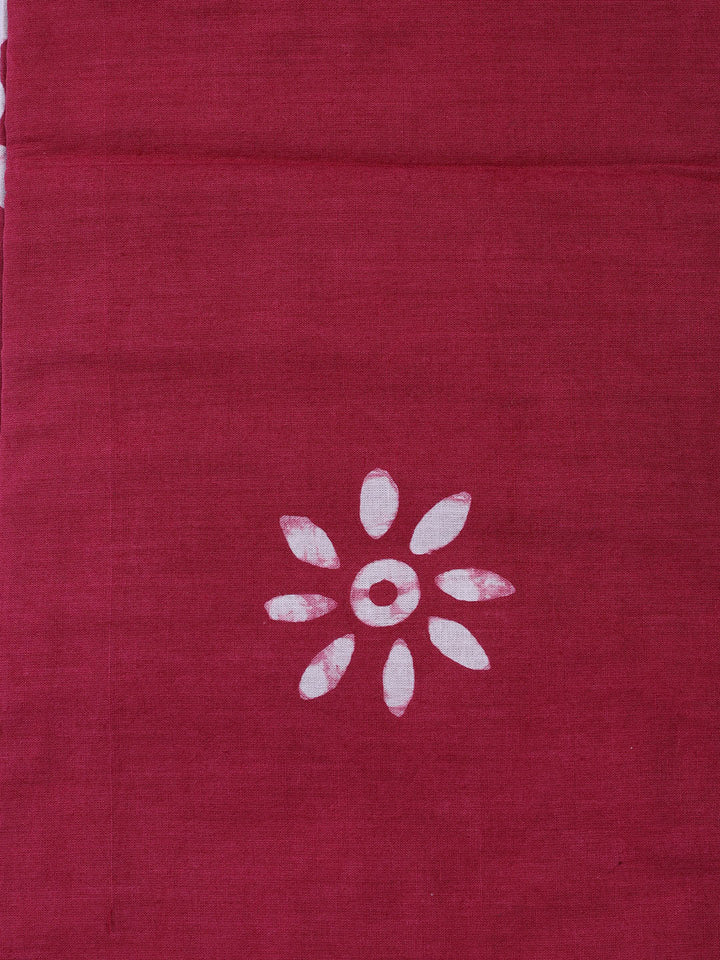 Printed Cotton Blend Unstitched Suit Piece With Dupatta