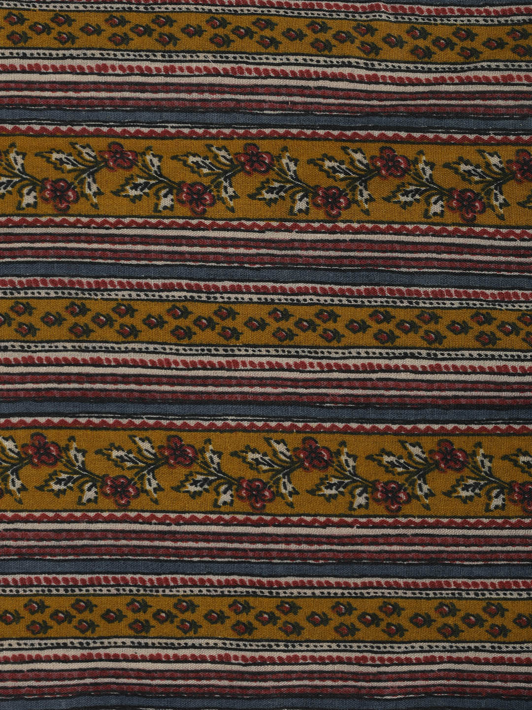 Printed Cotton Blend Unstitched Suit With Dupatta